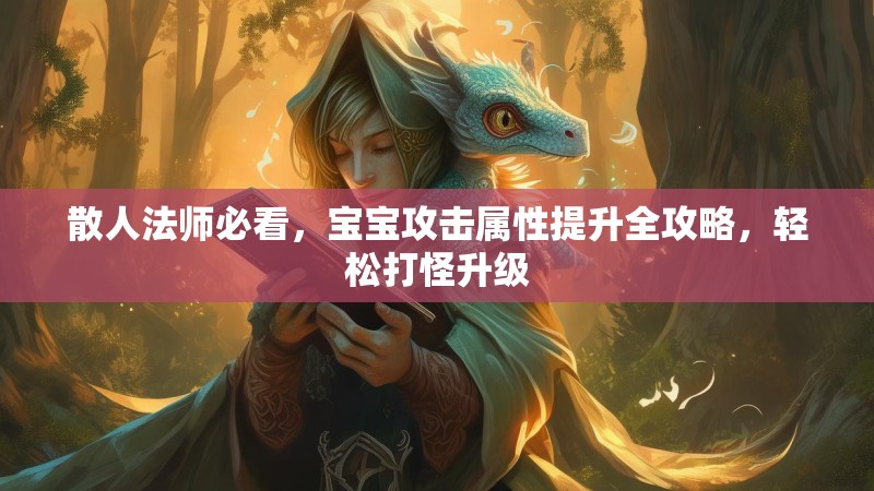 散人法师必看,宝宝攻击属性提升全攻略,轻松打怪升级