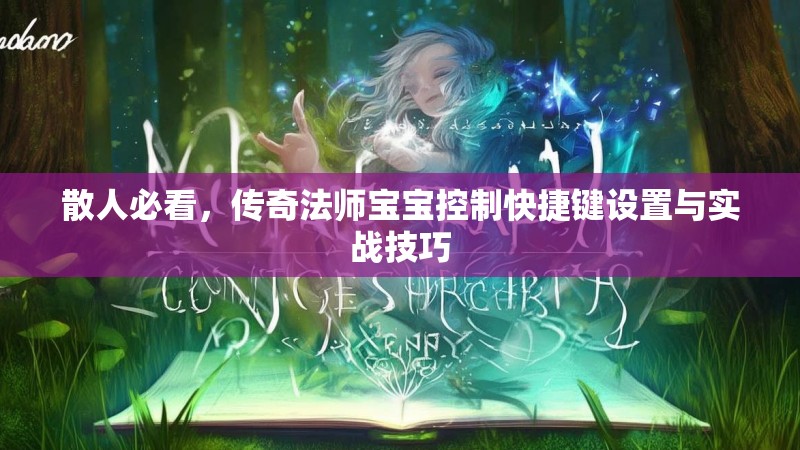散人必看,传奇法师宝宝控制快捷键设置与实战技巧