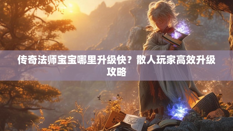 传奇法师宝宝哪里升级快？散人玩家高效升级攻略