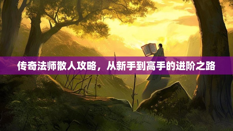 传奇法师散人攻略，从新手到高手的进阶之路