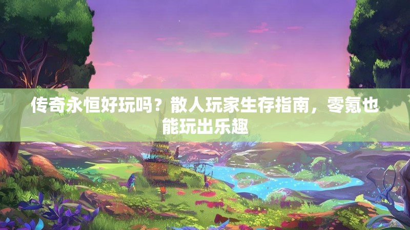 传奇永恒好玩吗？散人玩家生存指南，零氪也能玩出乐趣