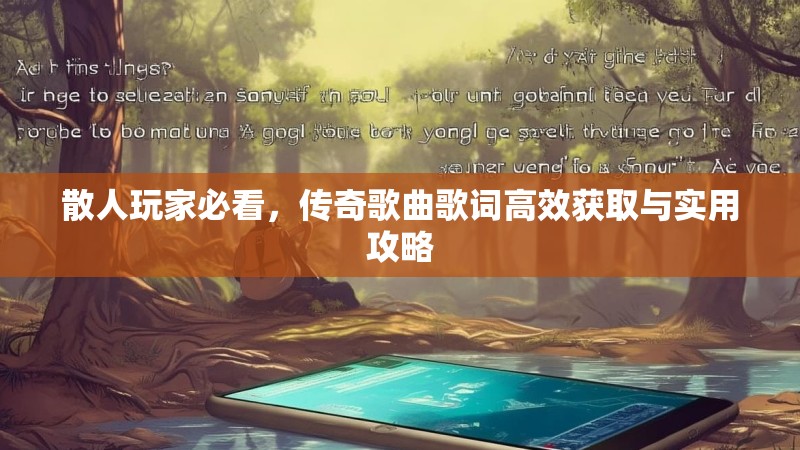 散人玩家必看，传奇歌曲歌词高效获取与实用攻略
