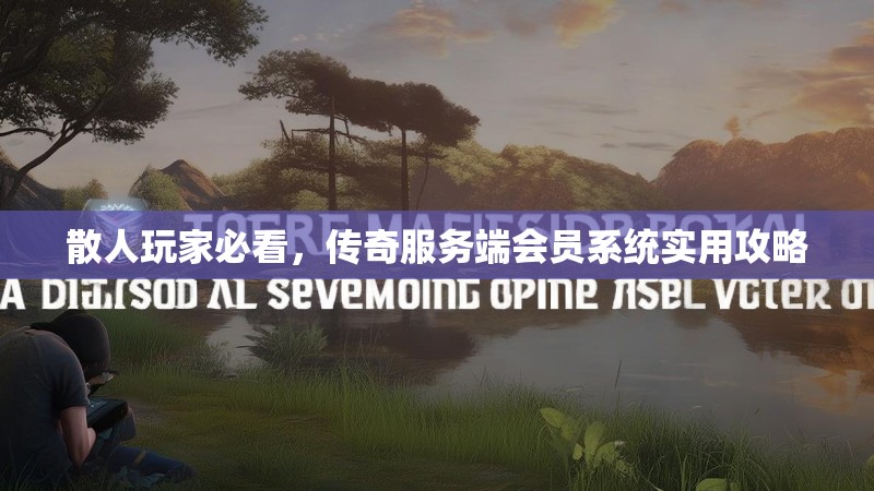 散人玩家必看，传奇服务端会员系统实用攻略