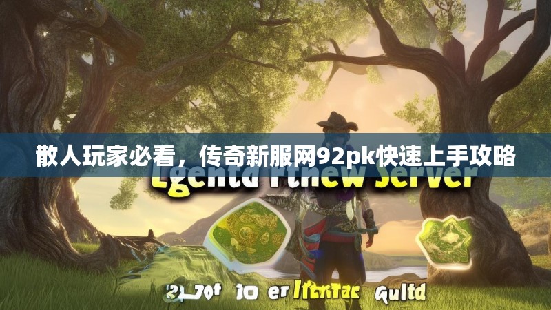 散人玩家必看，传奇新服网92pk快速上手攻略