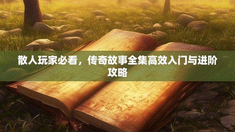 散人玩家必看,传奇故事全集高效入门与进阶攻略