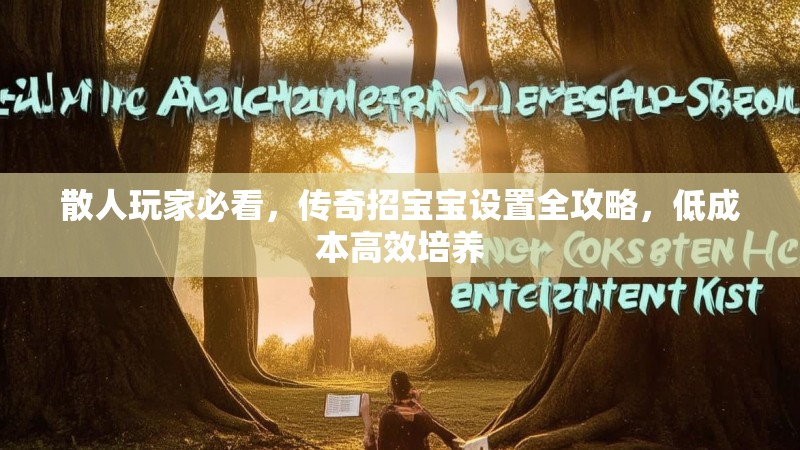 散人玩家必看，传奇招宝宝设置全攻略，低成本高效培养