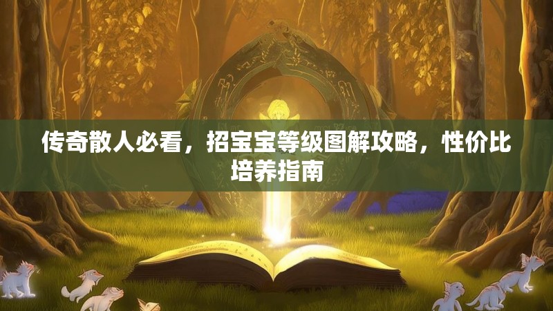 传奇散人必看，招宝宝等级图解攻略，性价比培养指南