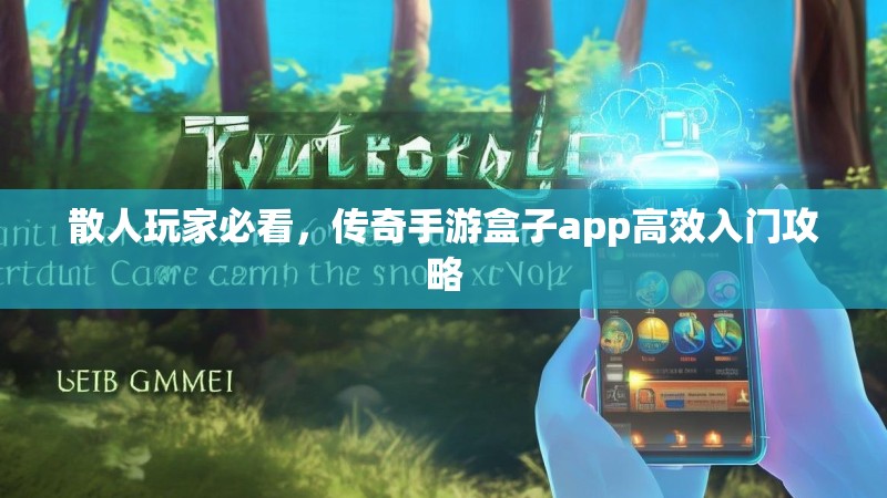 散人玩家必看，传奇手游盒子app高效入门攻略