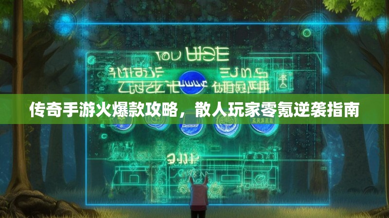 传奇手游火爆款攻略，散人玩家零氪逆袭指南