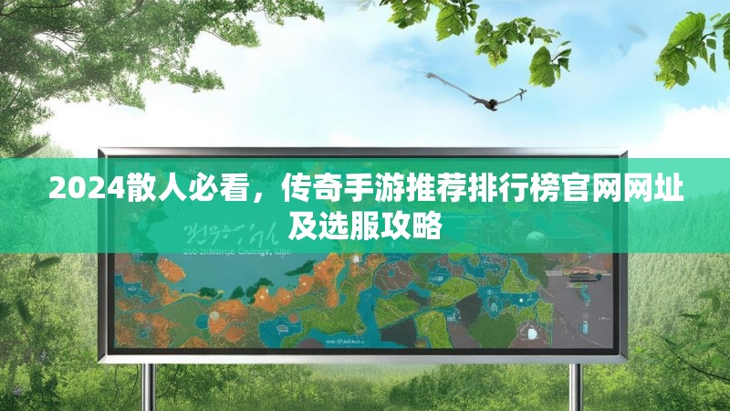 2024散人必看,传奇手游推荐排行榜官网网址及选服攻略