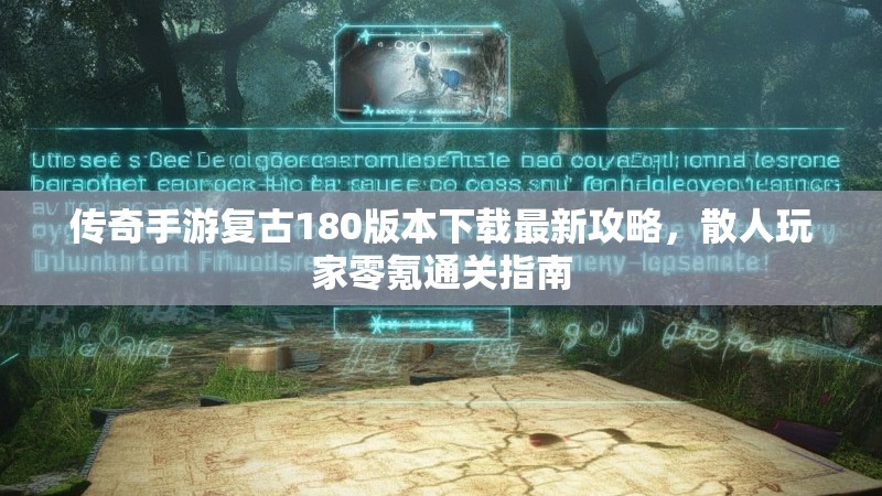 传奇手游复古180版本下载最新攻略，散人玩家零氪通关指南