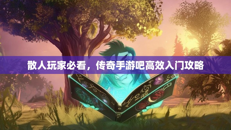 散人玩家必看,传奇手游吧高效入门攻略