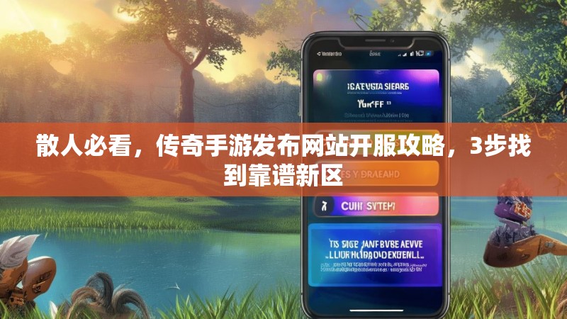 散人必看，传奇手游发布网站开服攻略，3步找到靠谱新区