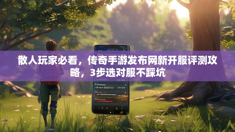 散人玩家必看，传奇手游发布网新开服评测攻略，3步选对服不踩坑