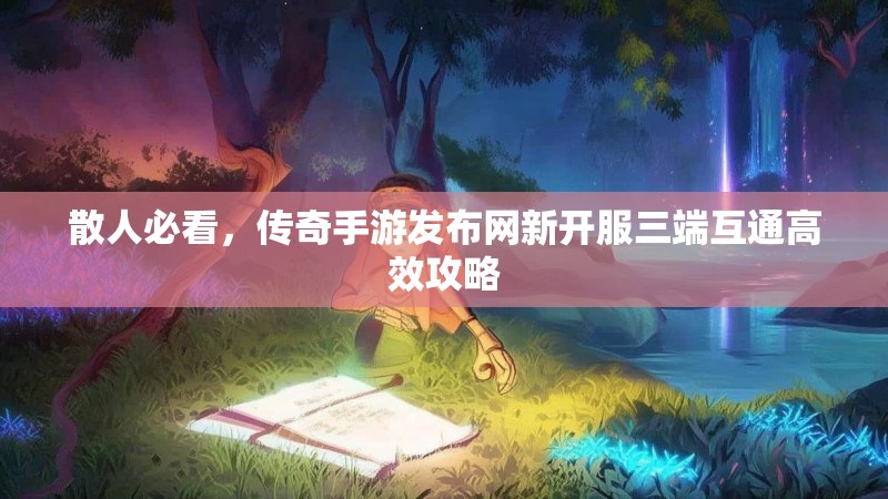散人必看，传奇手游发布网新开服三端互通高效攻略