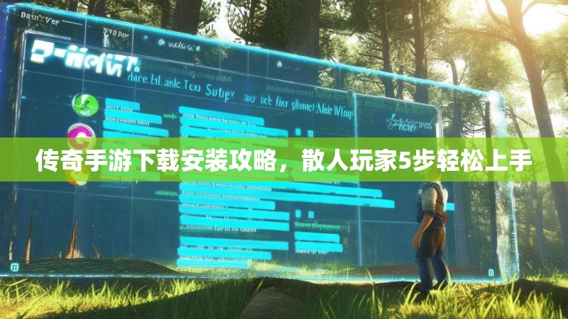 传奇手游下载安装攻略，散人玩家5步轻松上手