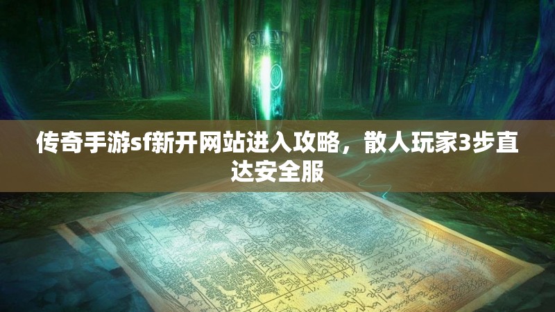 传奇手游sf新开网站进入攻略，散人玩家3步直达安全服