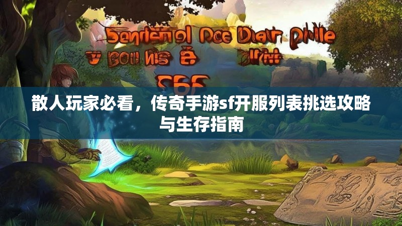 散人玩家必看,传奇手游sf开服列表挑选攻略与生存指南