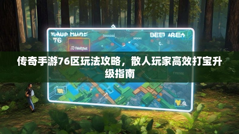 传奇手游76区玩法攻略，散人玩家高效打宝升级指南