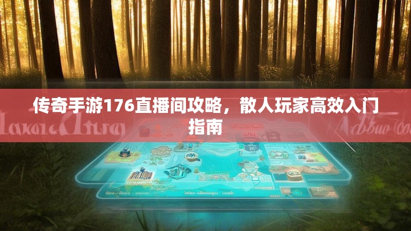 传奇手游176直播间攻略,散人玩家高效入门指南