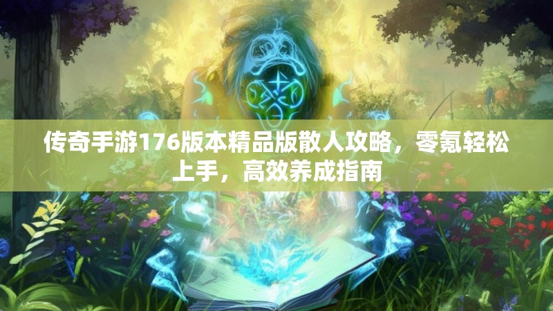 传奇手游176版本精品版散人攻略，零氪轻松上手，高效养成指南