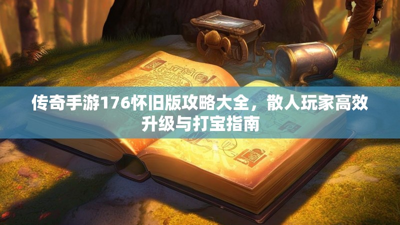 传奇手游176怀旧版攻略大全，散人玩家高效升级与打宝指南