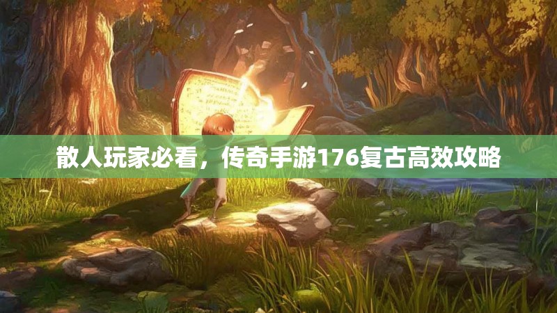 散人玩家必看，传奇手游176复古高效攻略