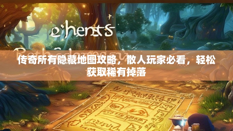传奇所有隐藏地图攻略，散人玩家必看，轻松获取稀有掉落