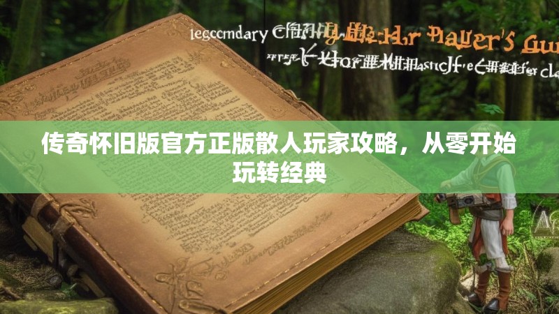 传奇怀旧版官方正版散人玩家攻略，从零开始玩转经典