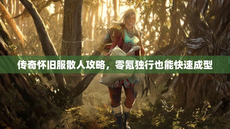 传奇怀旧服散人攻略，零氪独行也能快速成型