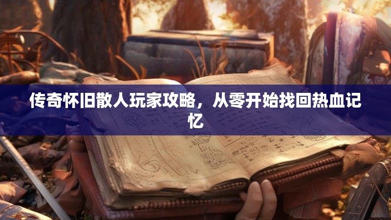 传奇怀旧散人玩家攻略，从零开始找回热血记忆