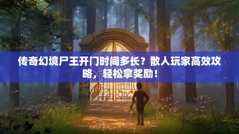 传奇幻境尸王开门时间多长？散人玩家高效攻略，轻松拿奖励！