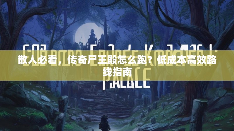 散人必看，传奇尸王殿怎么跑？低成本高效路线指南