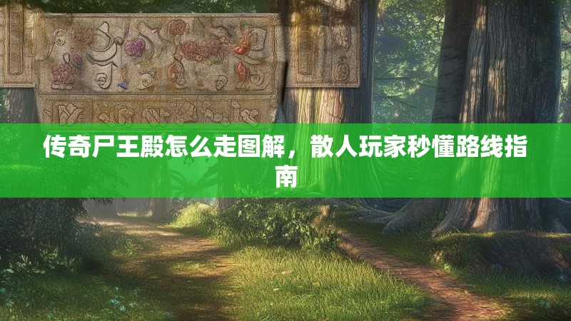 传奇尸王殿怎么走图解，散人玩家秒懂路线指南