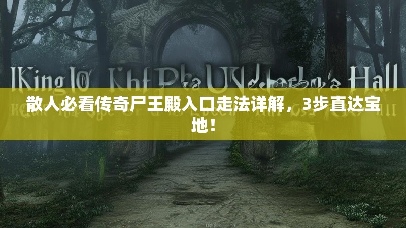 散人必看传奇尸王殿入口走法详解，3步直达宝地！