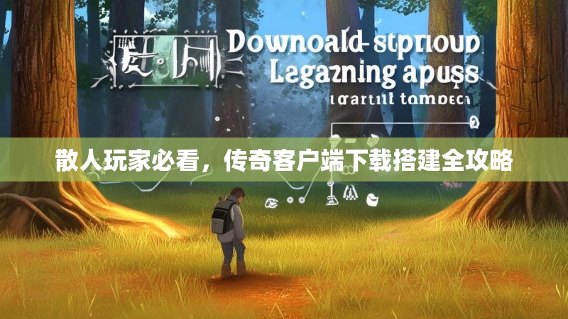 散人玩家必看，传奇客户端下载搭建全攻略