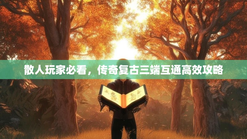 散人玩家必看,传奇复古三端互通高效攻略