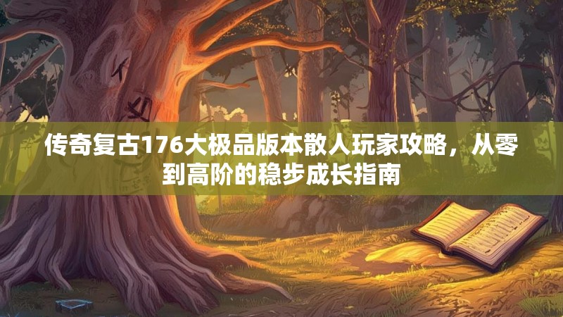 传奇复古176大极品版本散人玩家攻略,从零到高阶的稳步成长指南