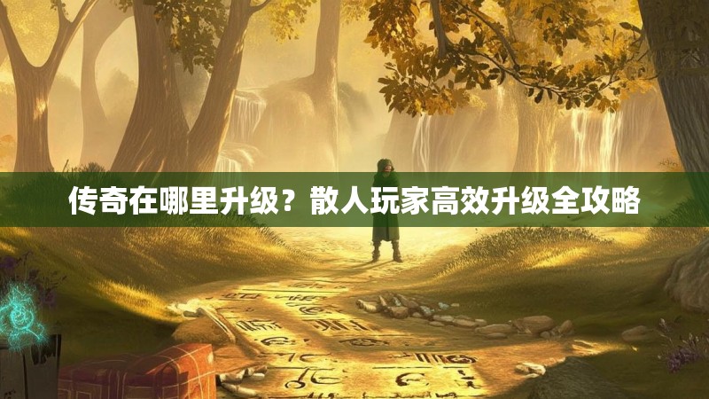 传奇在哪里升级？散人玩家高效升级全攻略