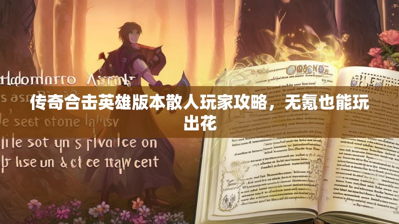 传奇合击英雄版本散人玩家攻略，无氪也能玩出花
