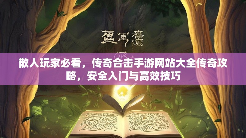 散人玩家必看，传奇合击手游网站大全传奇攻略，安全入门与高效技巧