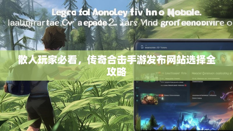 散人玩家必看，传奇合击手游发布网站选择全攻略