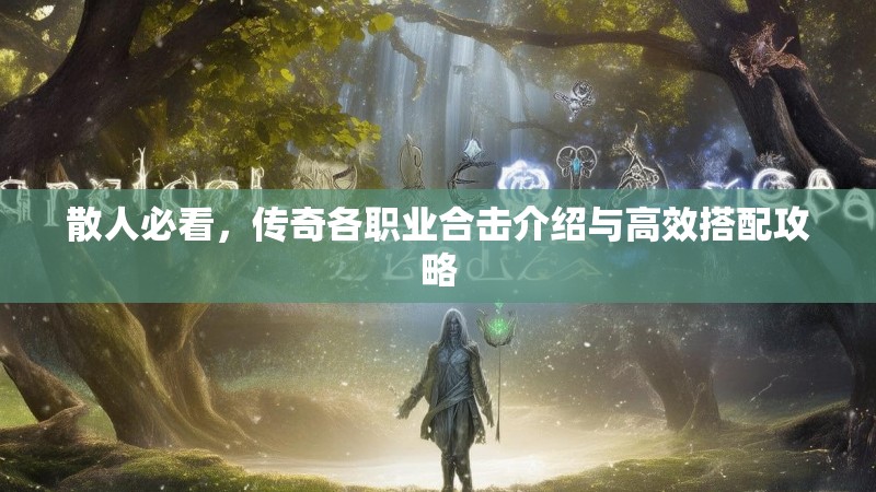 散人必看，传奇各职业合击介绍与高效搭配攻略