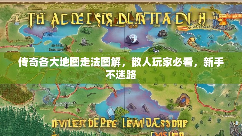 传奇各大地图走法图解,散人玩家必看,新手不迷路