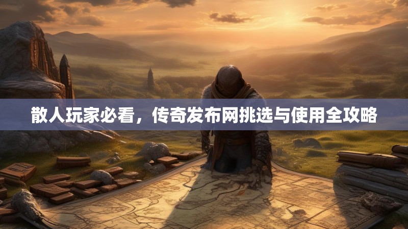 散人玩家必看,传奇发布网挑选与使用全攻略