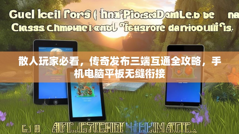 散人玩家必看,传奇发布三端互通全攻略,手机电脑平板无缝衔接