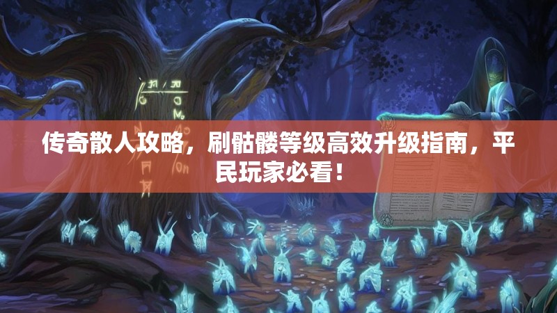 传奇散人攻略,刷骷髅等级高效升级指南,平民玩家必看!