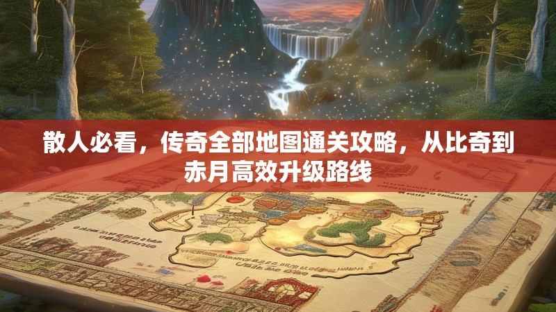 散人必看，传奇全部地图通关攻略，从比奇到赤月高效升级路线
