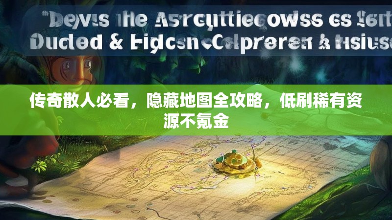 传奇散人必看,隐藏地图全攻略,低刷稀有资源不氪金