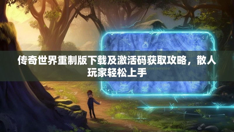 传奇世界重制版下载及激活码获取攻略，散人玩家轻松上手